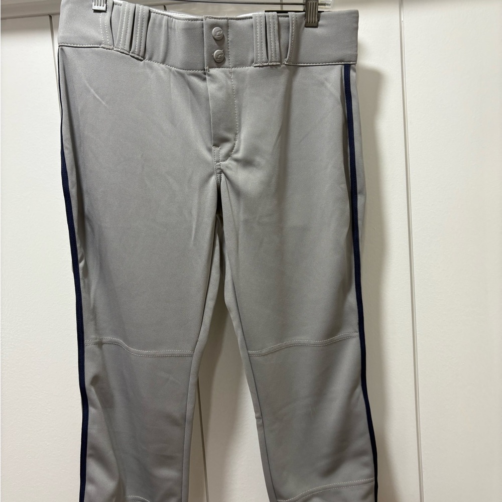 Champro Women’s Size Medium softball fastpitch pants grey royal pipe NWT